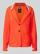 Slim fit blazer met steekzakken