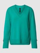 Gebreide pullover met V-hals