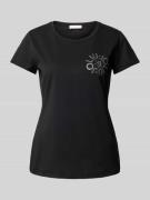 T-shirt met labeldetail