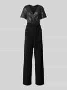 Jumpsuit met strikceintuur