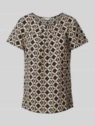 Blouseshirt met ronde hals