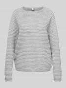 Gebreide pullover met structuurmotief