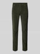 Straight leg corduroy broek in 5-pocketmodel, model 'DENTON'