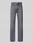 Straight fit jeans met wol, model 'EDGE'