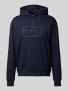 Hoodie met labelprint