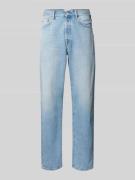 Straight fit jeans met steekzakken, model 'M9Z1'