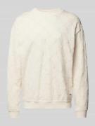 Sweatshirt met ribboorden