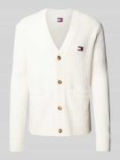 Cardigan met labelbadge