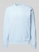 Sweatshirt met labelprint