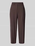 Tapered fit stoffen broek met ceintuurlussen, model 'KABIRD'