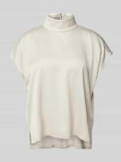 Relaxed fit blouse met opstaande kraag, model 'ALARIA'