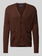 Cardigan met kabelpatroon