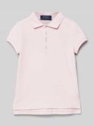 Regular fit poloshirt met logostitching