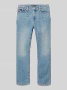 Slim fit jeans met labeldetail, model 'SULLIVAN'