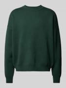 Gebreide pullover met ribboorden, model 'Brixton'