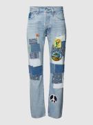 Jeans met patches, model 'SURF'