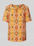 Blouse met all-over motief