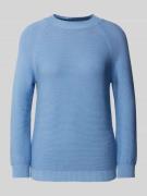 Gebreide pullover met raglanmouwen, model 'LINZ'