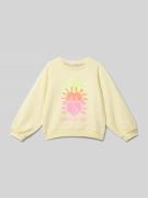 Sweatshirt met motiefprint