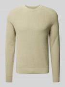 Gebreide pullover met ronde hals, model 'OLIVER'