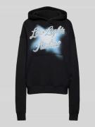 Hoodie met labelprint, model 'CHROMATIC'