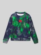 Sweatshirt met labelpatch