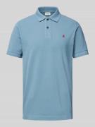 Regular fit poloshirt met logostitching