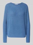 Gebreide pullover met ronde hals