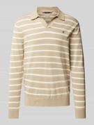 Gebreide pullover met polokraag