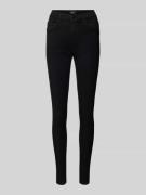 Skinny fit jeans met labelpatch, model 'POWER'