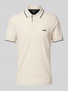 Poloshirt met labeldetail, model 'Paul'