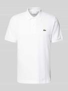 Classic fit poloshirt met labelbadge