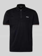 Poloshirt met labeldetail, model 'Philix'