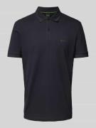 Poloshirt met labeldetail