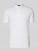 Poloshirt met structuurmotief, model 'Fisher'