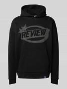 Hoodie met labelprint