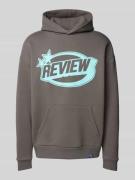 Hoodie met labelprint