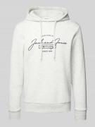 Hoodie met labelprint, model 'FERRIS'