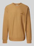 Sweatshirt met ribboorden