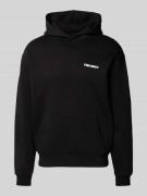 Hoodie met labelprint