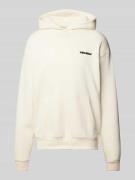 Hoodie met labelprint