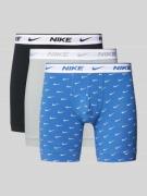 Boxershort met elastische logoband in een set van 3 stuks