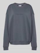 Sweatshirt met labelstitching