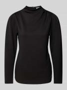 Sweatshirt met opstaande kraag, model 'NAIDA'