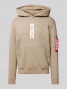 Hoodie met rits- en kangoeroezak