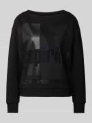 Sweatshirt met statementprint