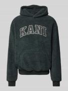 Hoodie met labelpatches