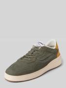 Leren sneakers met labelpatch, model 'G-Soley Porto'