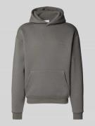 Hoodie met labelprint