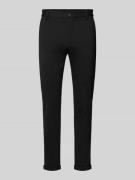 Slim fit stoffen broek met verkort model